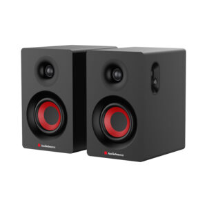 AS3530 30W RMS Powered Bluetooth 2-Way Bookshelf Speakers